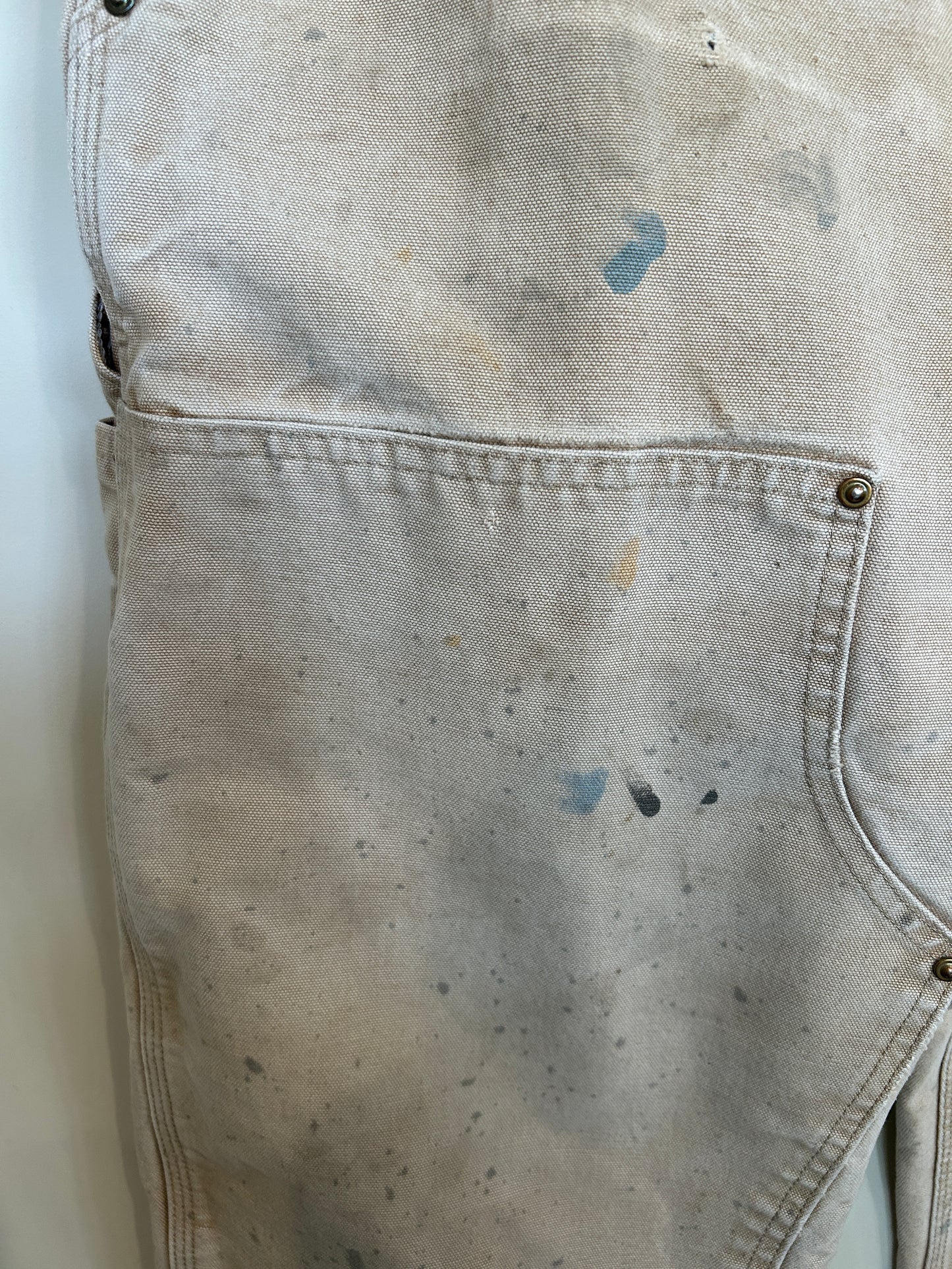 00's Carhartt カーハート ダブルニー ベージュ (サイズ不明)/C1055P-SO