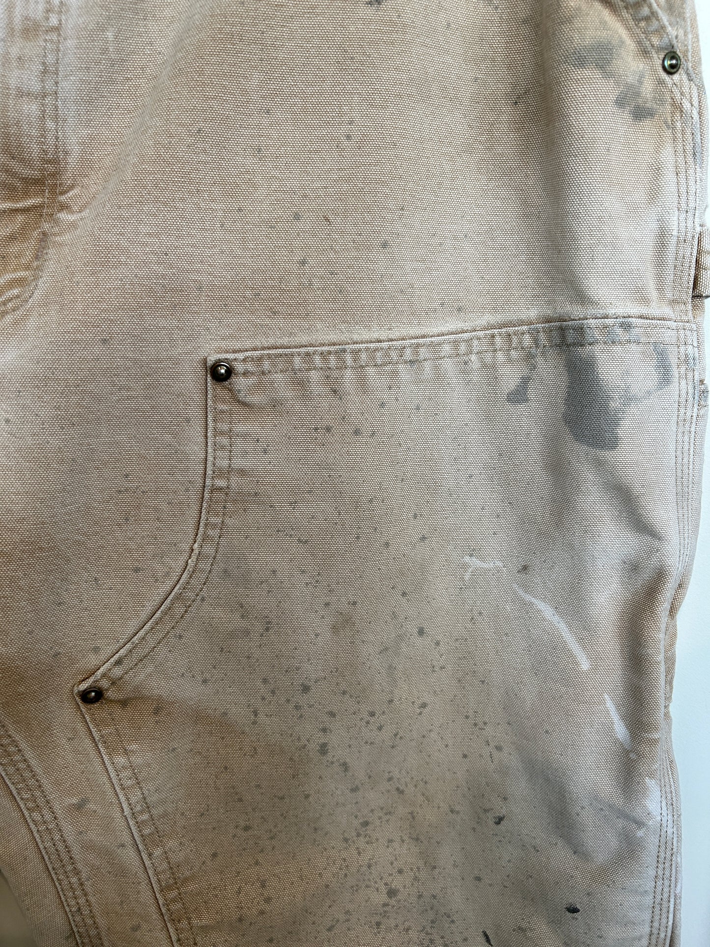 00's Carhartt カーハート ダブルニー ベージュ (サイズ不明)/C1055P-SO