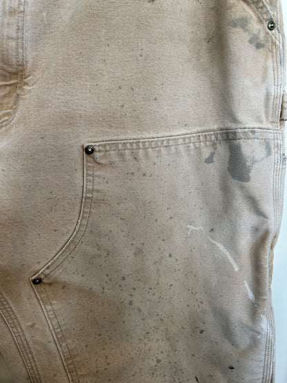 00's Carhartt カーハート ダブルニー ベージュ (サイズ不明)/C1055P-SO