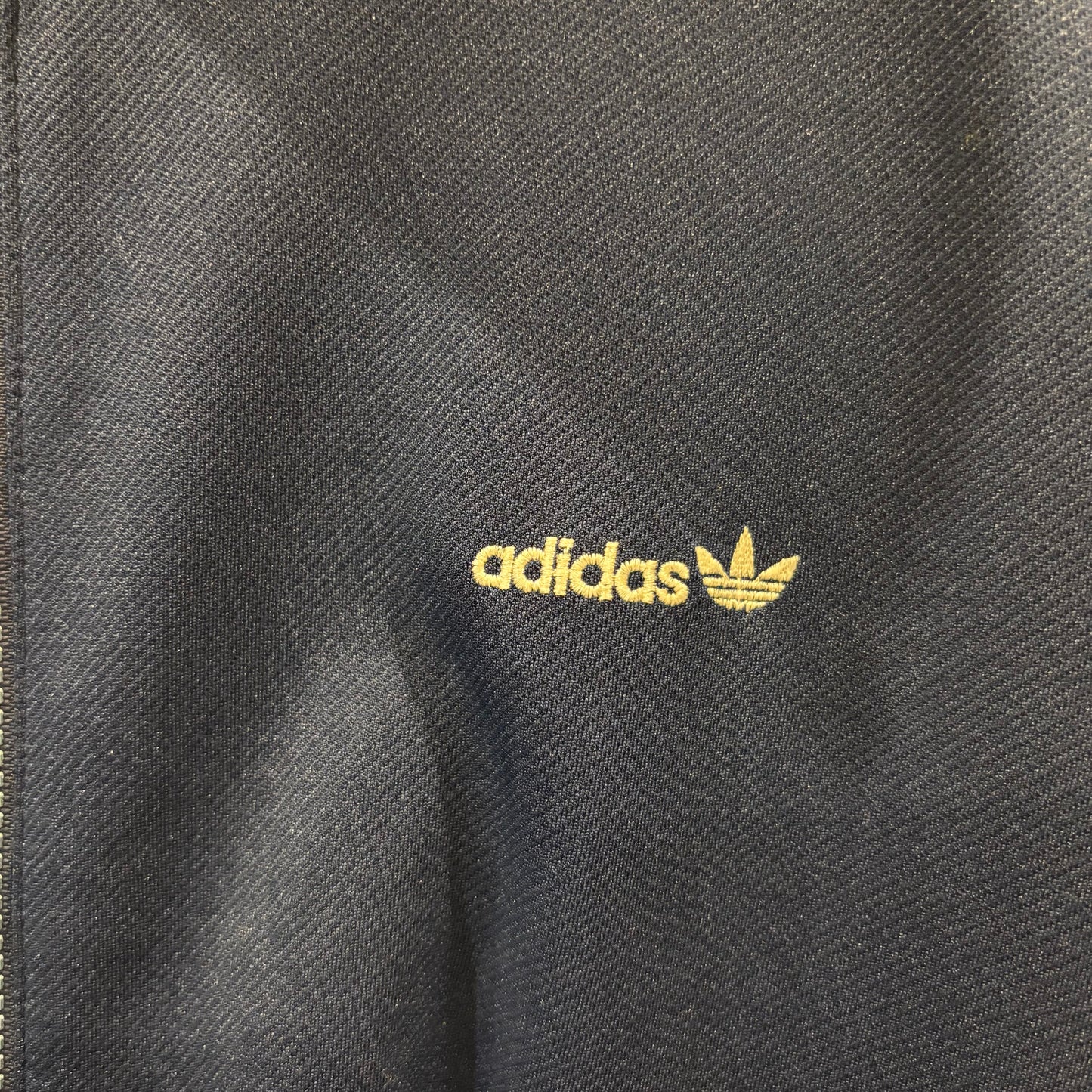 70-80's adidas アディダス トラックジャケット トレフォイル ネイビー(サイズ不明 L-XL相当)/A1322J-SO