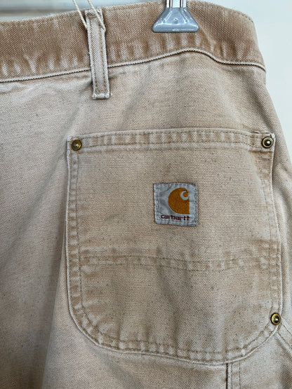 00's Carhartt カーハート ダブルニー ベージュ (サイズ不明)/C1055P-SO