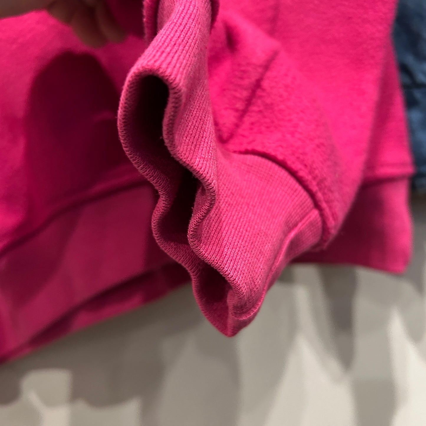 90's GAP ハーフジップフリース プルオーバー ピンク(M)/A9049O-SO