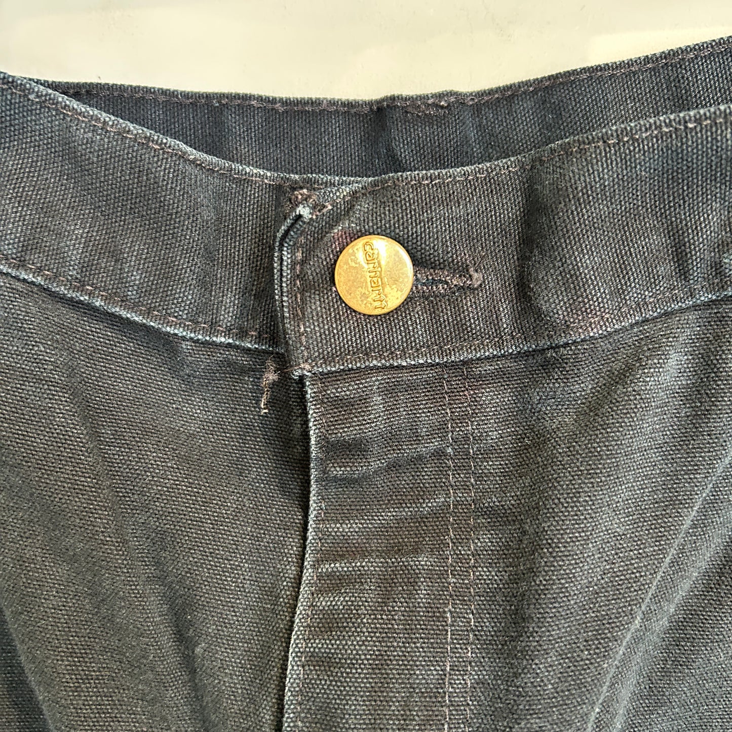 00's Carhartt カーハート ダブルニー USA製 黒 (サイズ不明)/C1293P-SO