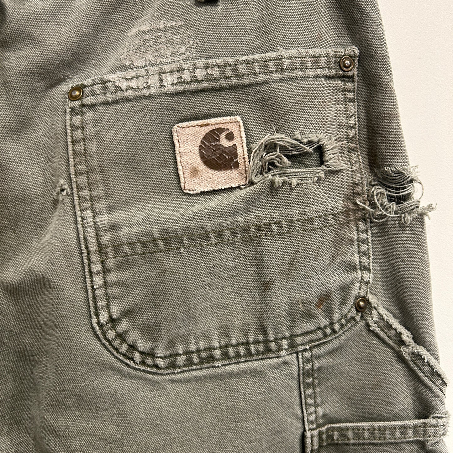 00's Carhartt カーハート ダブルニーパンツ B136 MOS (L34)/C0444P-SO