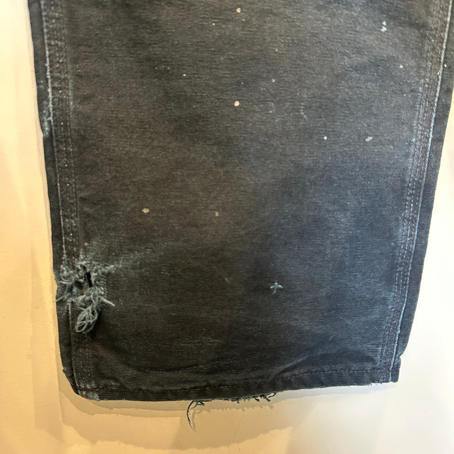 00's Carhartt カーハート ダブルニー USA製 黒 (サイズ不明)/C1293P-SO