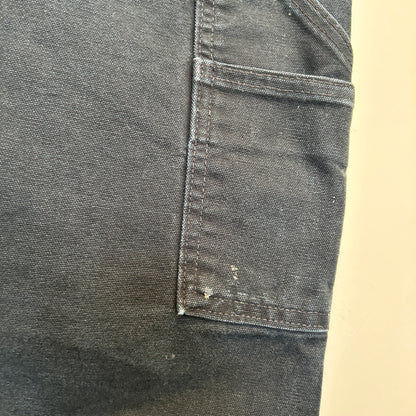 00's Carhartt カーハート ダブルニー USA製 黒 (サイズ不明)/C1293P-SO