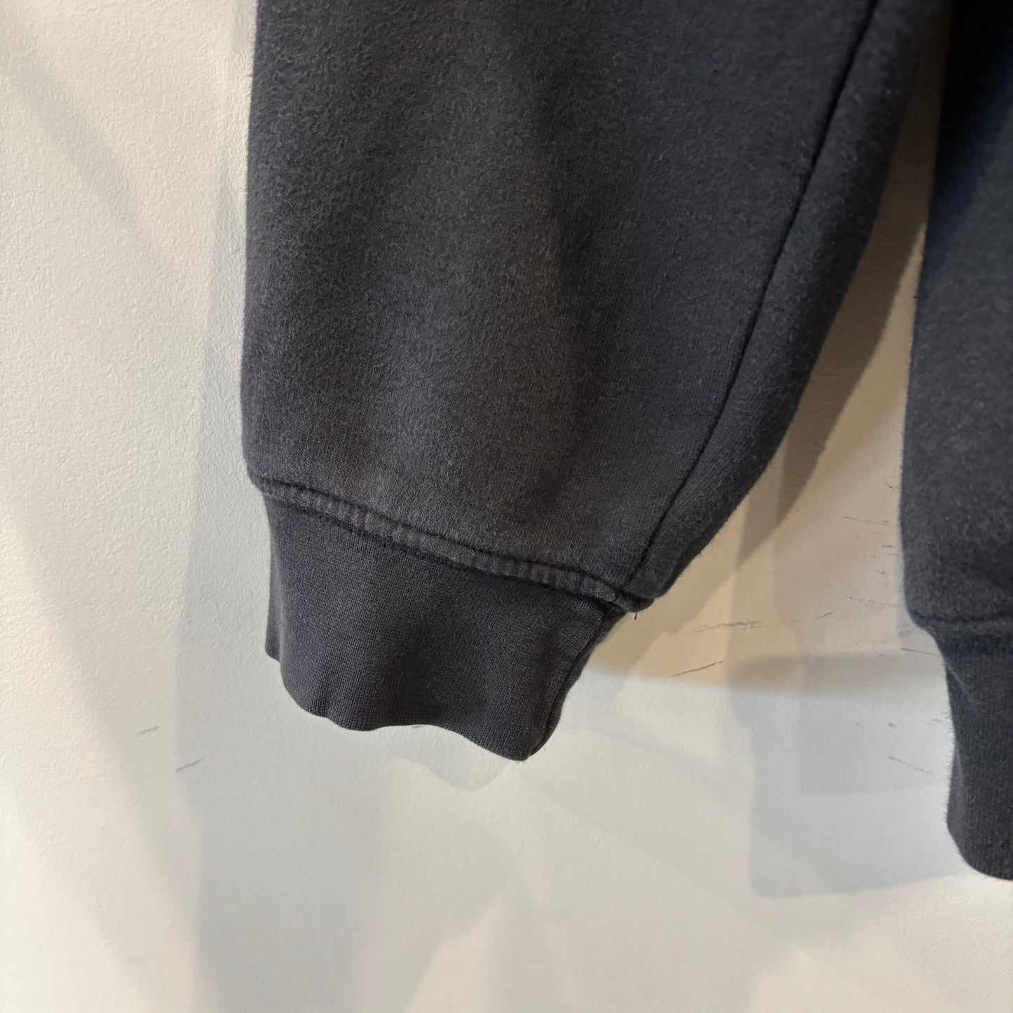 00's NIKE ナイキ ワンポイント刺繍 スウッシュ フルジップ フーディー ブラック(M)/A7845S-SO
