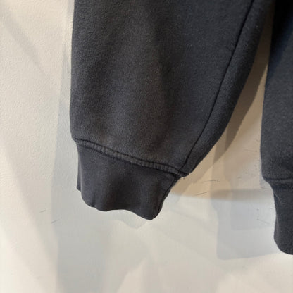 00's NIKE ナイキ ワンポイント刺繍 スウッシュ フルジップ フーディー ブラック(M)/A7845S-SO
