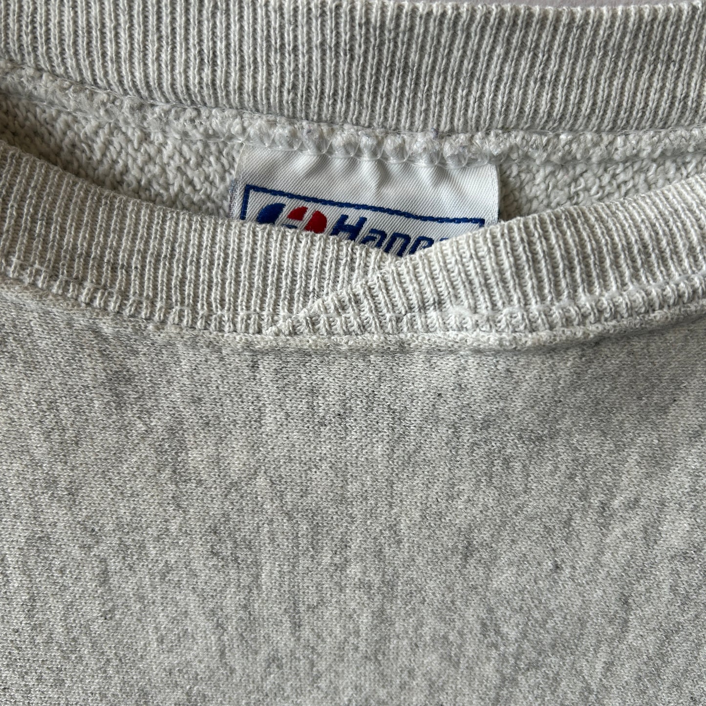 90's Hanes U.S.NAVY 刺繍スウェット グレー(XL)/C0629S-SO