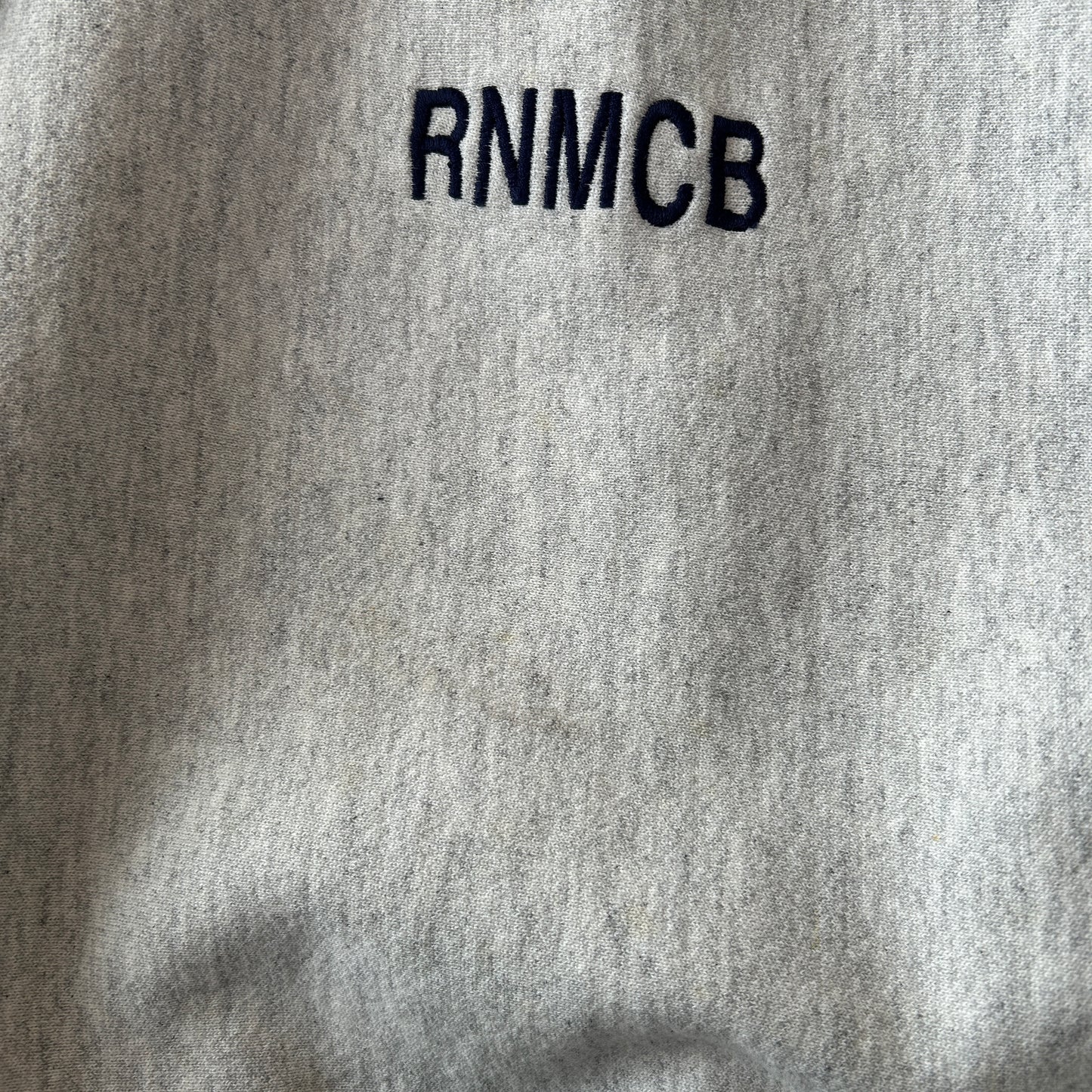 90's Hanes U.S.NAVY 刺繍スウェット グレー(XL)/C0629S-SO