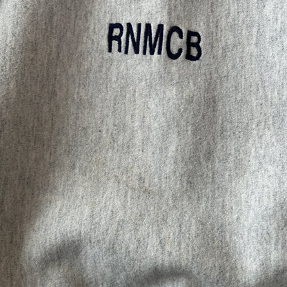 90's Hanes U.S.NAVY 刺繍スウェット グレー(XL)/C0629S-SO