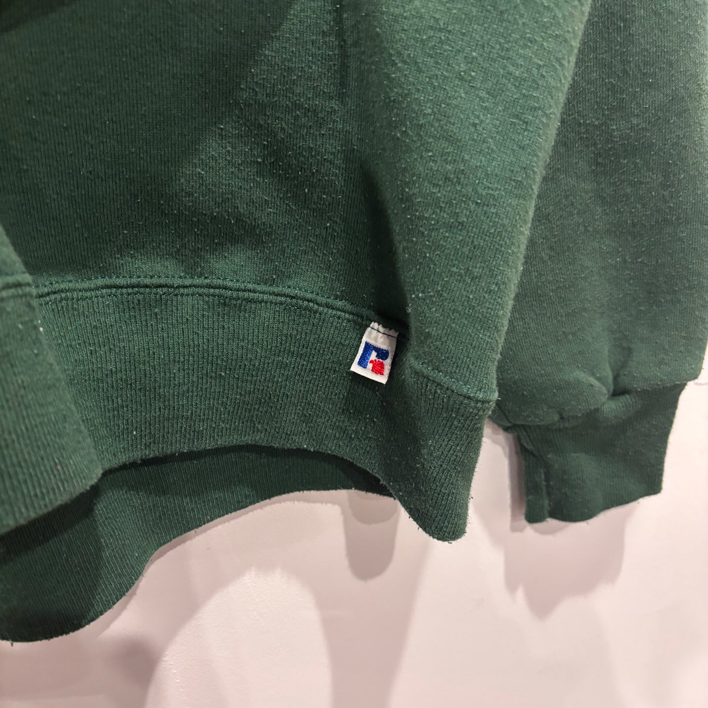 90's Russell Athletic Jong Wood カレッジスウェット 緑 (XL)/B3329S-SO