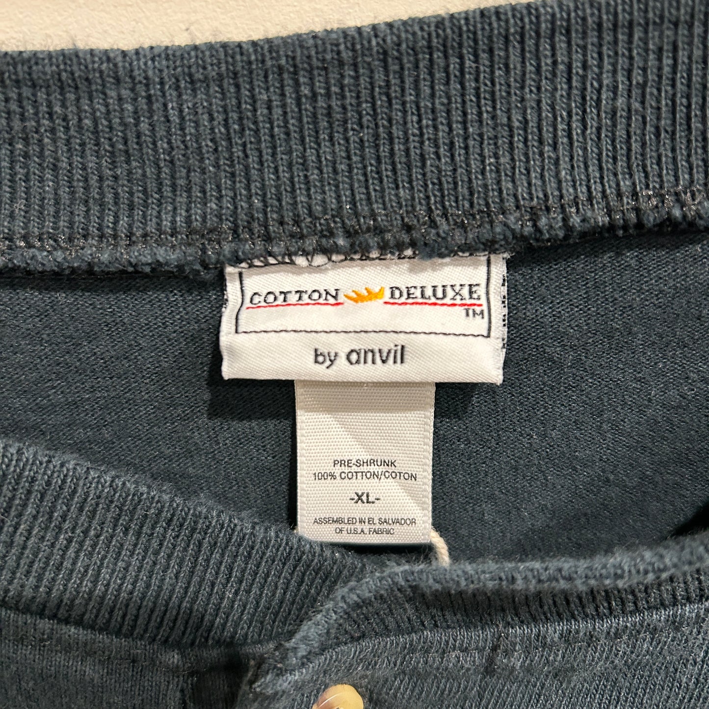 00's anvil "SHOVEL HEAD Lounge" ヘンリーネックロンT バイク 黒(XL)/B2849T-SO