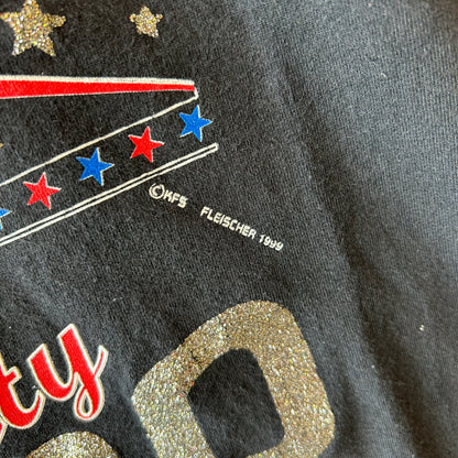 00's Betty Boop ベティ・ブープ Liberty2000 ラメTシャツ Diamond Dust USA製 (L)/B3573T-SO