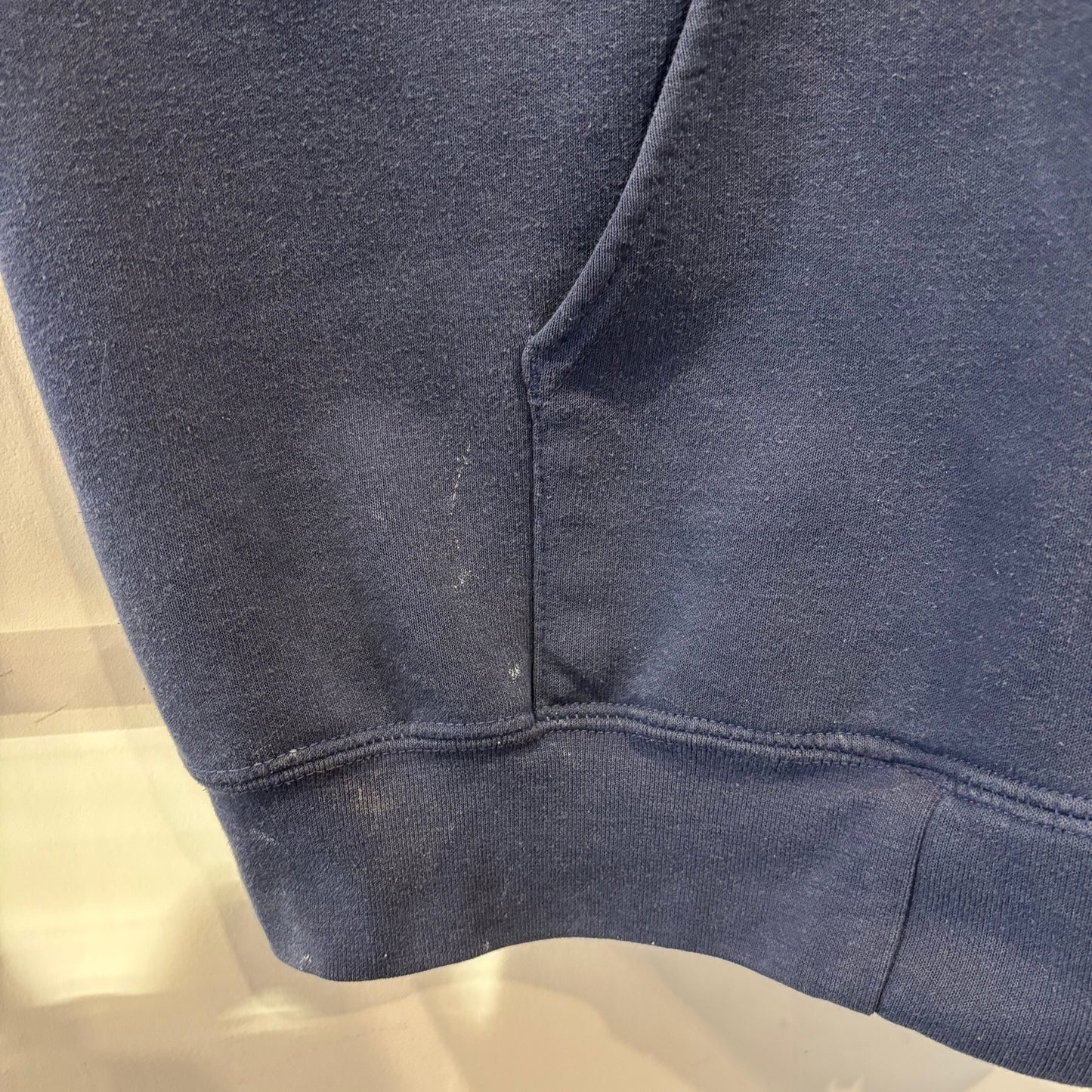 90-00's Carhartt カーハート スクリプトロゴ刺繍 フルジップパーカーネイビー(XL)/B3026S-SO