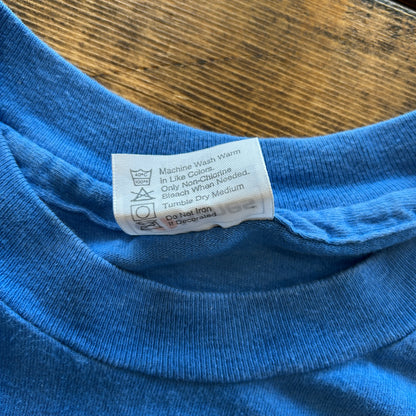90's Hanes PEPSI ペプシコーラ"Cool Cans"アドバタイジングTシャツ 企業T 青(XL)A7284T-SO