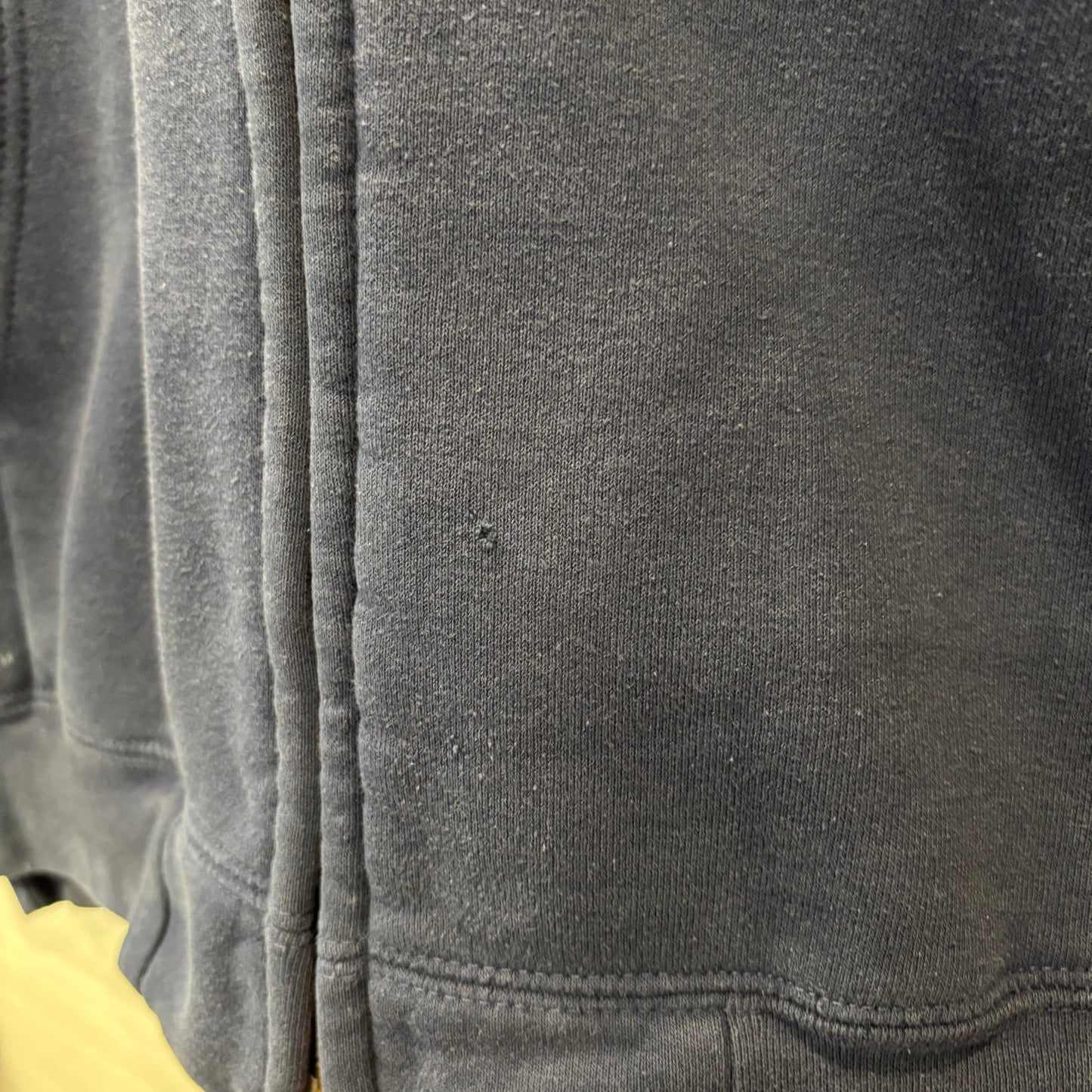 90-00's Carhartt カーハート スクリプトロゴ刺繍 フルジップパーカーネイビー(XL)/B3026S-SO