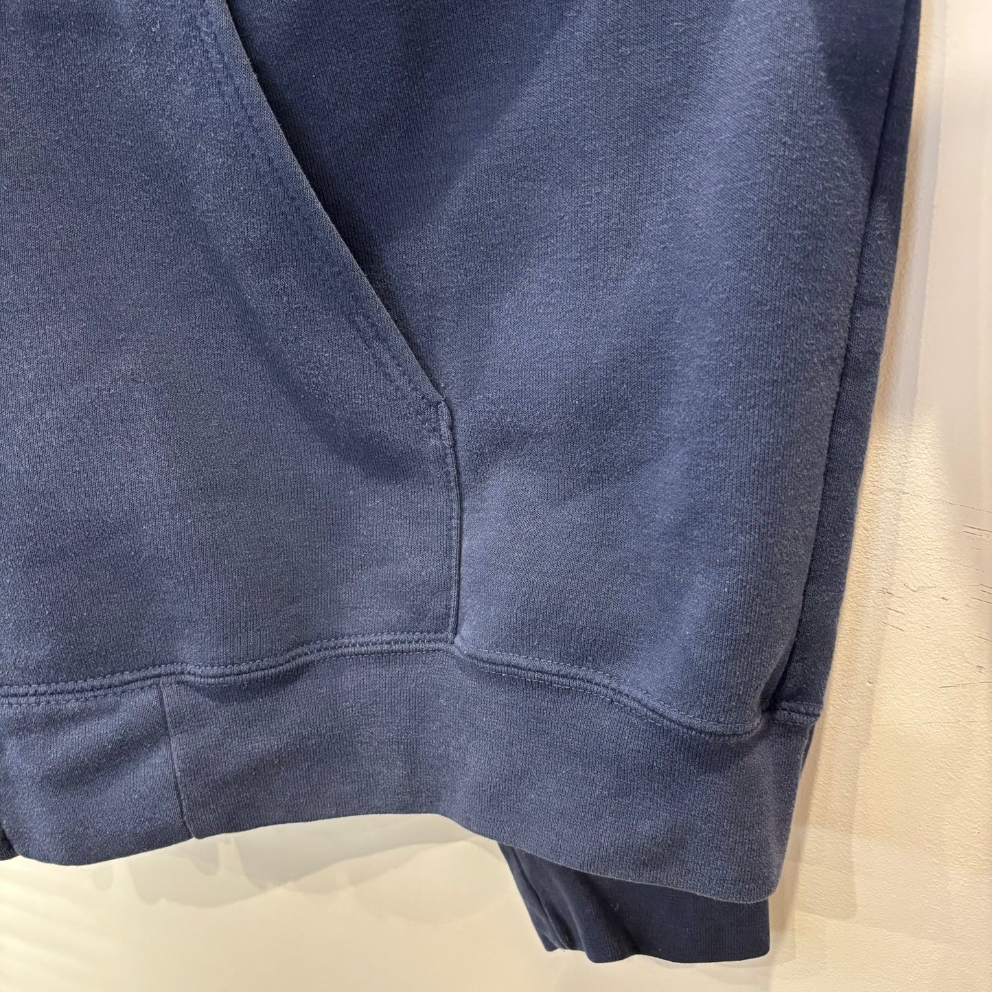 90-00's Carhartt カーハート スクリプトロゴ刺繍 フルジップパーカーネイビー(XL)/B3026S-SO