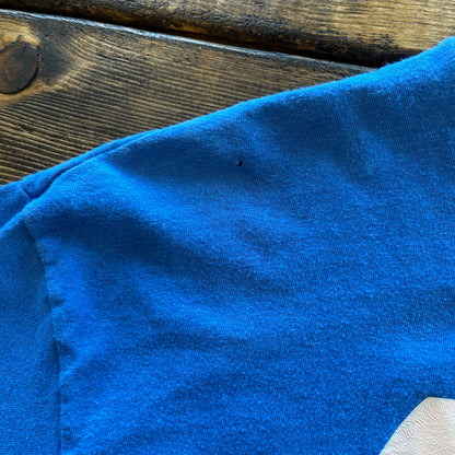 90's Hanes PEPSI ペプシコーラ"Cool Cans"アドバタイジングTシャツ 企業T 青(XL)A7284T-SO