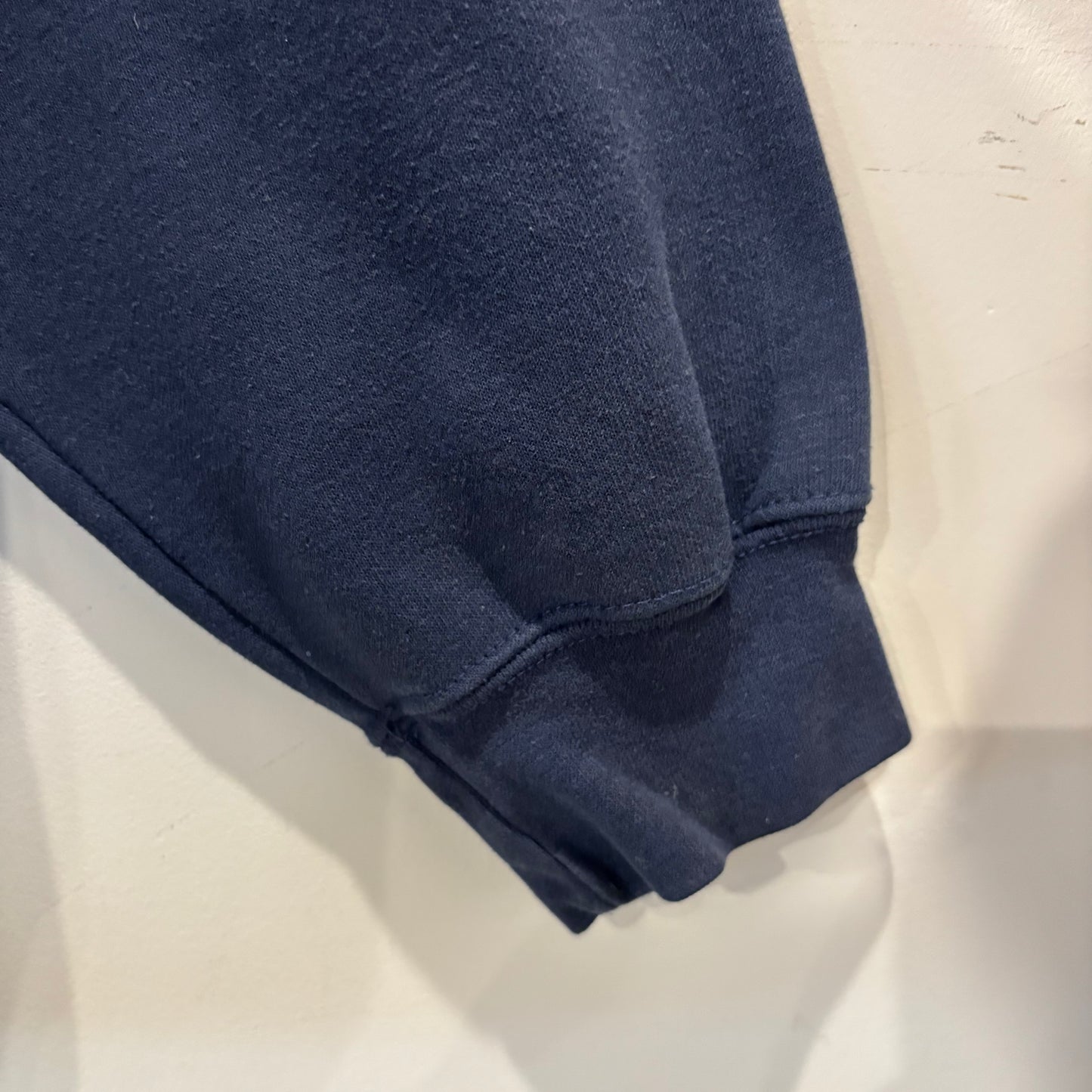 90-00's Carhartt カーハート スクリプトロゴ刺繍 フルジップパーカーネイビー(XL)/B3026S-SO