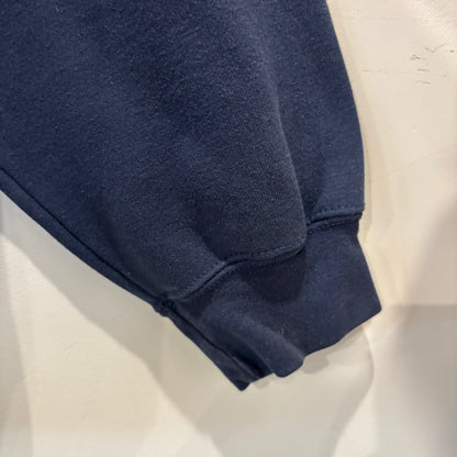 90-00's Carhartt カーハート スクリプトロゴ刺繍 フルジップパーカーネイビー(XL)/B3026S-SO