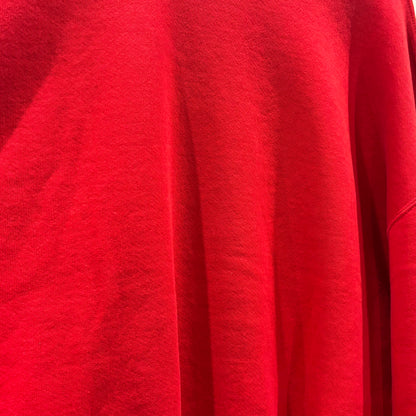 00's Russell Athletic Bulldog Wrestling カレッジスウェット 赤 (L)/A5613S-SO