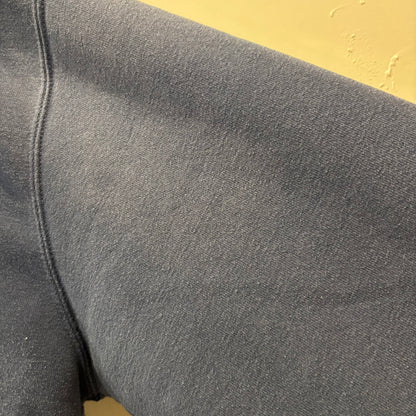 90-00's Carhartt カーハート スクリプトロゴ刺繍 フルジップパーカーネイビー(XL)/B3026S-SO