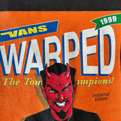 90's Vans Warped Tour '99 ワープドツアー Tシャツ フェス スケート coop Tultex(XL)/C1295T-SO