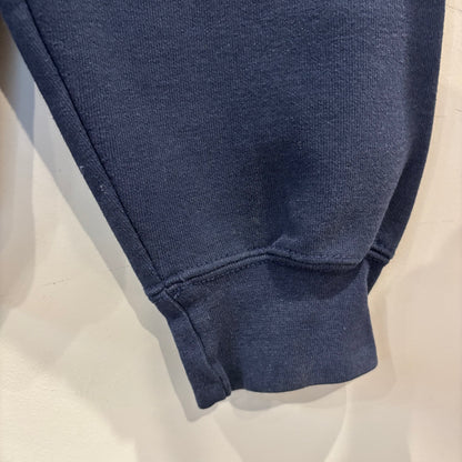90-00's Carhartt カーハート スクリプトロゴ刺繍 フルジップパーカーネイビー(XL)/B3026S-SO