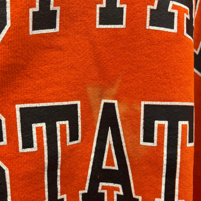 90's Russell Athletic Buffalo State カレッジスウェット オレンジ (XL)/A8843S-SO