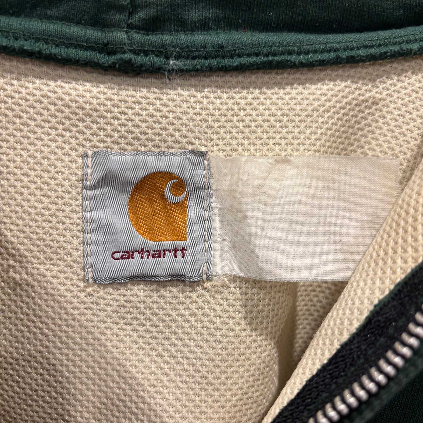 90's Carhartt カーハート ダブルフェイスフルジップパーカー セージグリーン(M)/B4241S-SO