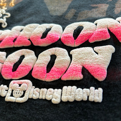 90's Disney Fashions "タイフーンラグーン"オールオーバープリント tシャツ 黒(L)/A7283T-SO