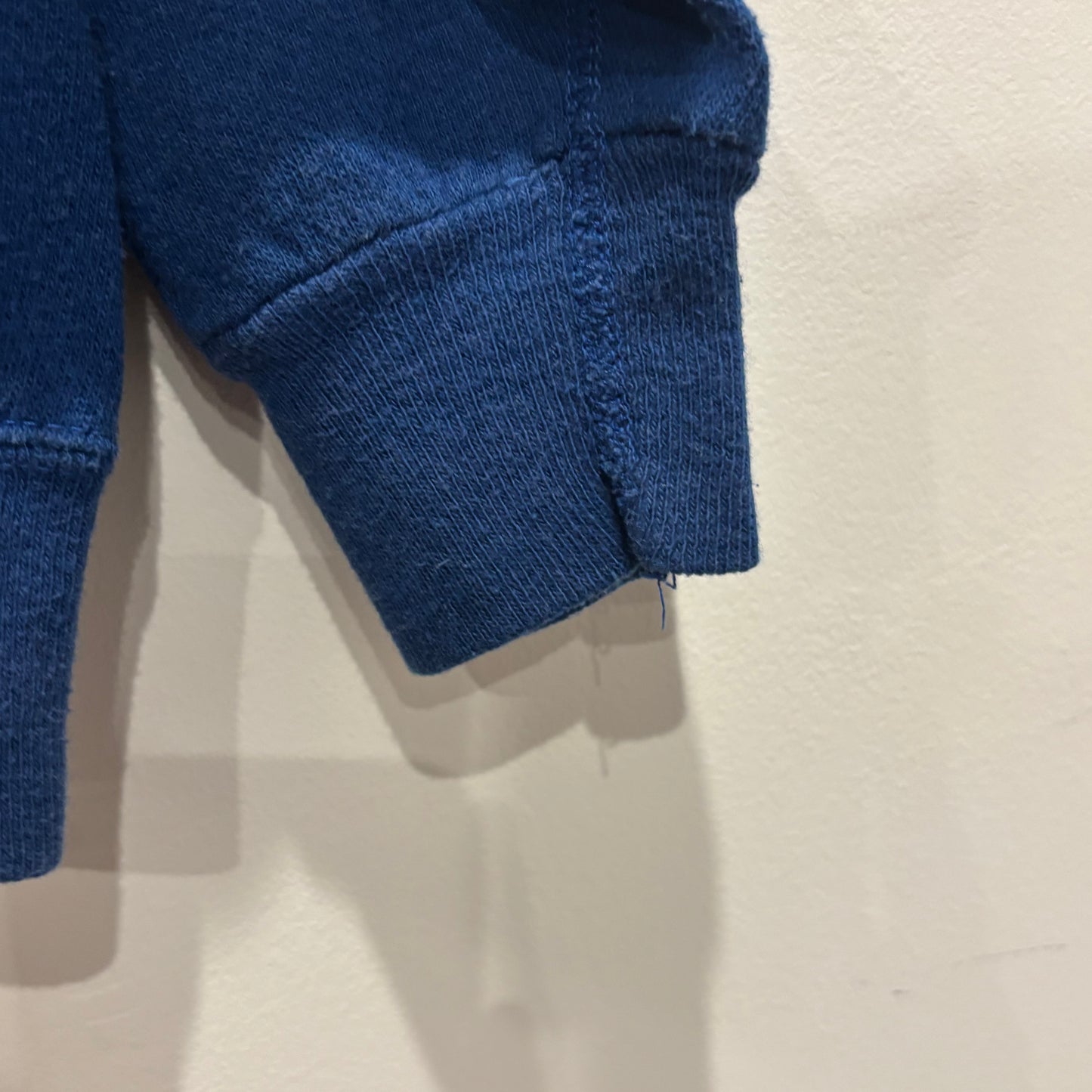 80's Artex New York Buffalo ラグラン カレッジスウェット 青 (L)/B3332S-SO