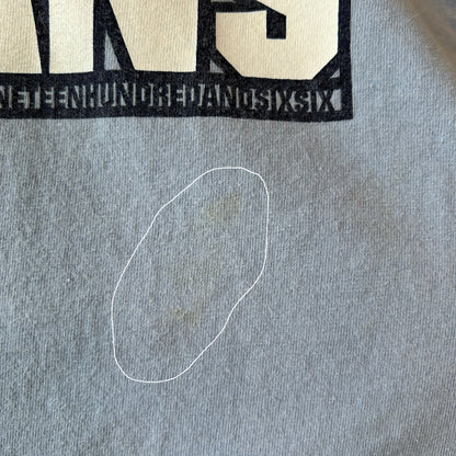 90's Vans ヴァンズ オーバルロゴTシャツ スケート ブルー (L)/C1075T-SO