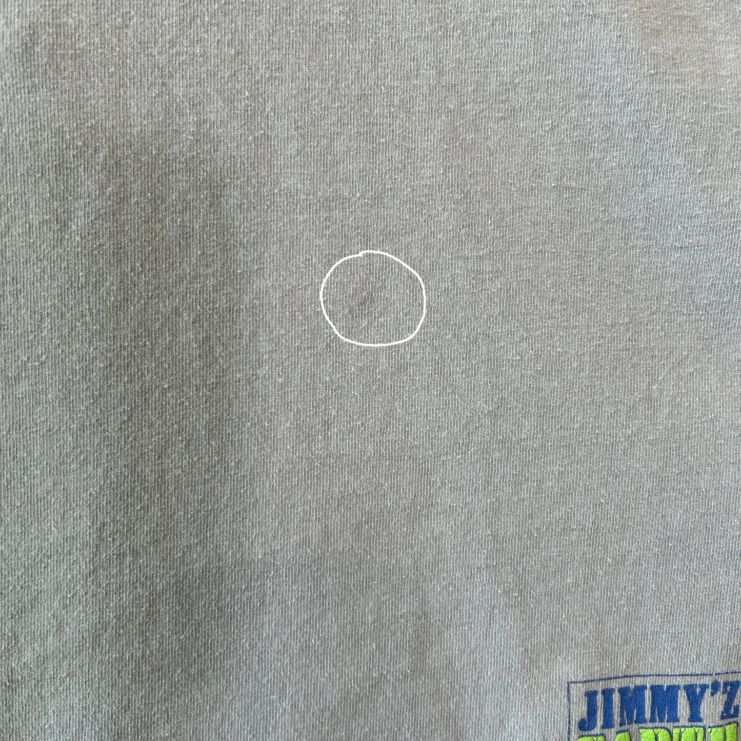 80's Jimmy'z ジミーズ ネイティブ柄切り替え モックネックTシャツ ロンT グレー オールドサーフ スケート /C1078T-SO