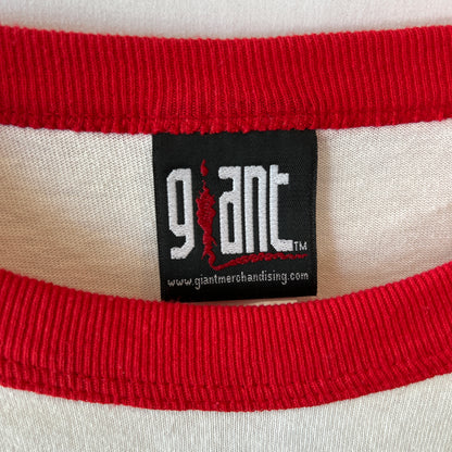 90's Red Hot Chili Peppers レッチリ "CALIFORNICATION" ラグラン バンドTシャツ giant(L)/C1281T-SO