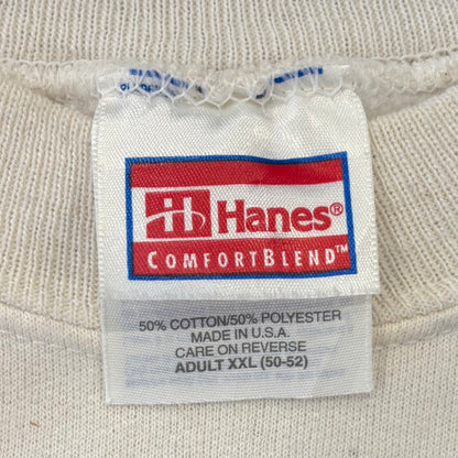 90's Hanes ヘインズ Springer Spaniel JAX アニマルスウェット 白 (XXL) /A8857S-SO