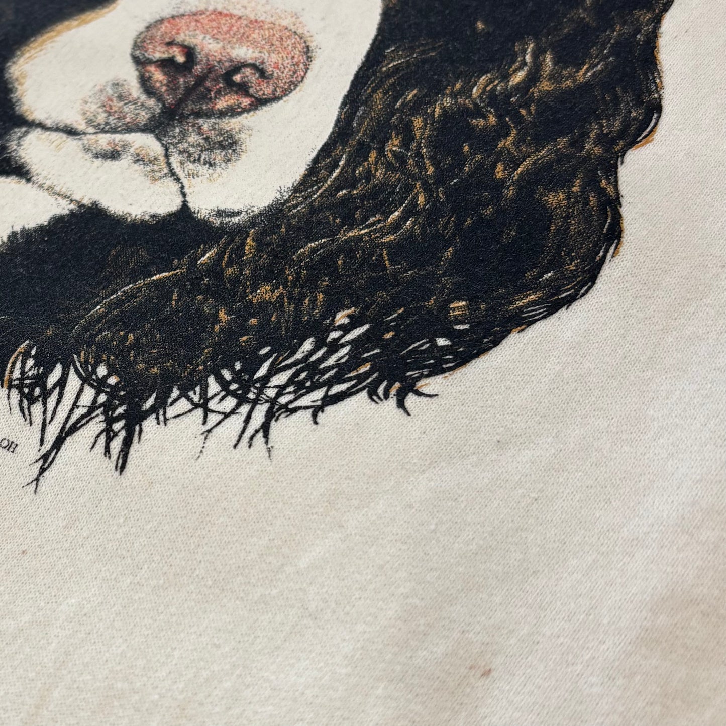 90's Hanes ヘインズ Springer Spaniel JAX アニマルスウェット 白 (XXL) /A8857S-SO