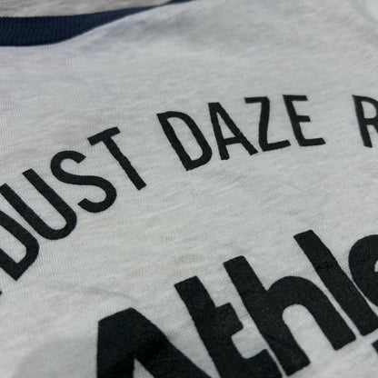 80's SAWDUST DAZE RUN "The Athletic Foot" 1979 リンガー Tシャツ (M)/A7285T-SO