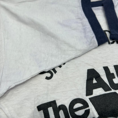80's SAWDUST DAZE RUN "The Athletic Foot" 1979 リンガー Tシャツ (M)/A7285T-SO