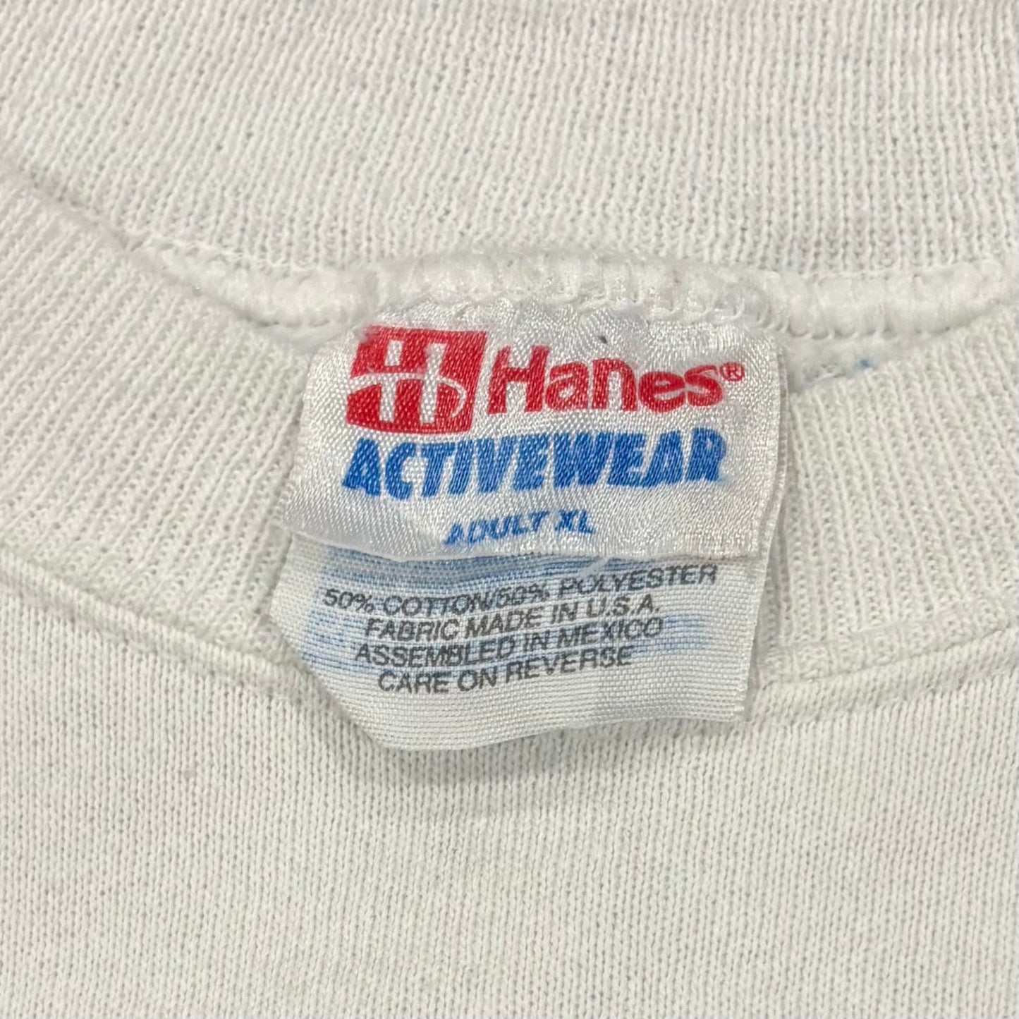 90's Hanes ヘインズ Wheelhouse Design A Hug クマ アニマル スウェット 白 (XL) /A8919S-SO