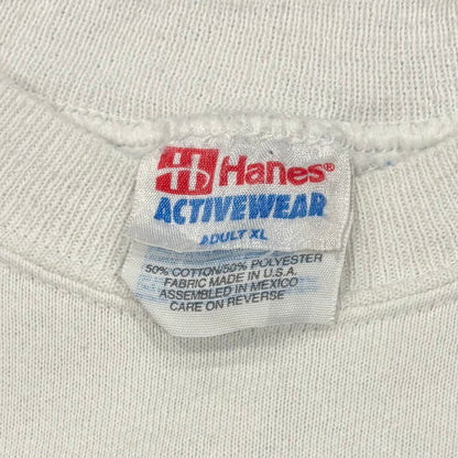 90's Hanes ヘインズ Wheelhouse Design A Hug クマ アニマル スウェット 白 (XL) /A8919S-SO