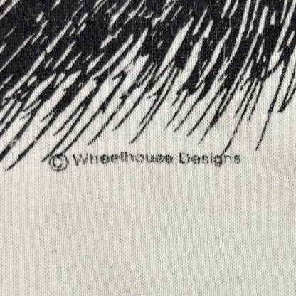 90's Hanes ヘインズ Wheelhouse Design A Hug クマ アニマル スウェット 白 (XL) /A8919S-SO