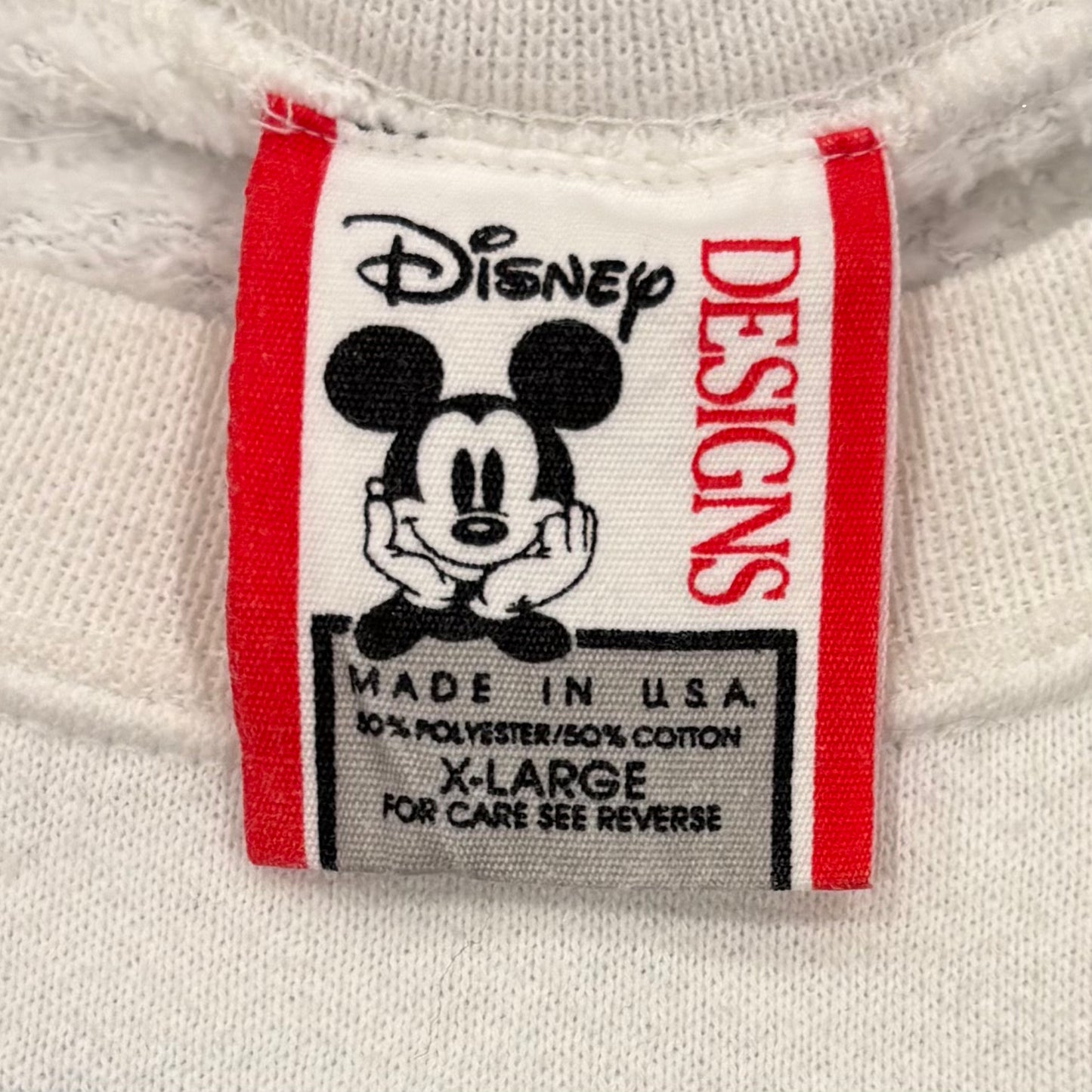 90's Disney ドナルドダック Bepa Johnny スウェット 白 (XL) /B1766S-SO