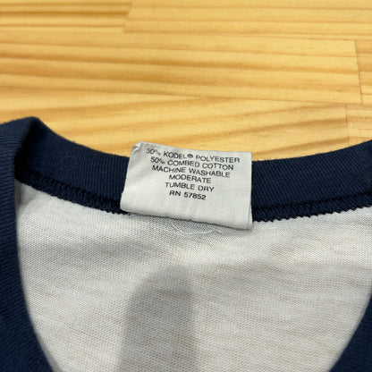 80's "desperado's Washington d.c." ラグラン Tシャツ ホワイト (L)/A6376T-SO