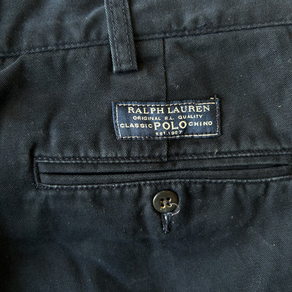 Polo Chino ラルフローレン ”HAMMOND PANT" ２タックチノ ネイビー(34×32)/A8754P-SO