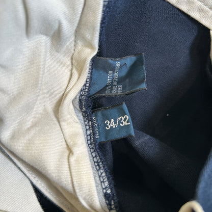 Polo Chino ラルフローレン ”HAMMOND PANT" ２タックチノ ネイビー(34×32)/A8754P-SO