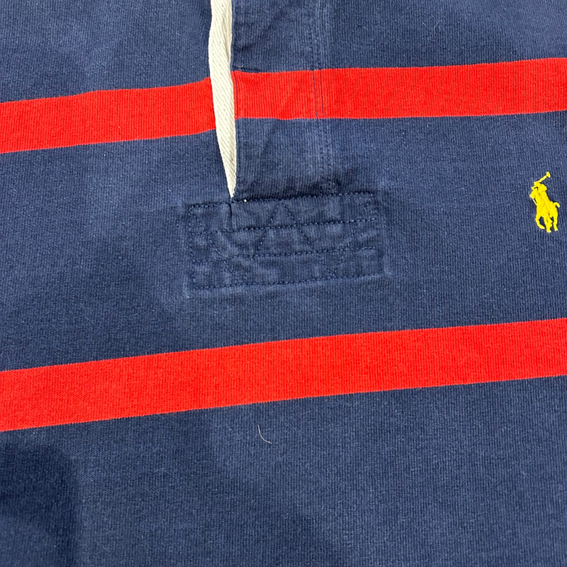 Polo Ralph Lauren ラルフローレン ラガーシャツ ボーダー 紺赤(XXL Polo Ralph Lauren ラルフローレン ラガーシャツ ボーダー 紺赤(XXL