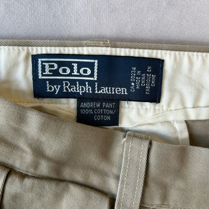 Polo by Ralph Lauren ポロチノ"ANDREW PANT" ラルフローレン パンツ ベージュ(36×32)/A9096P-SO