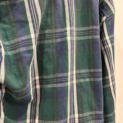 00's Five Brother フランネルチェックシャツ 紺緑白 (XL)/A8876S-SO